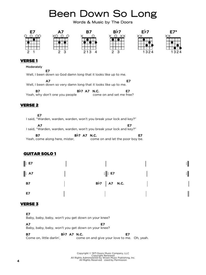The Doors - Really Easy Guitar