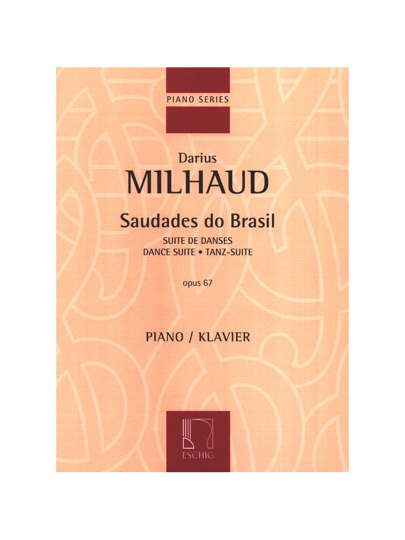 Darius Milhaud - Saudades do Brasil (score)