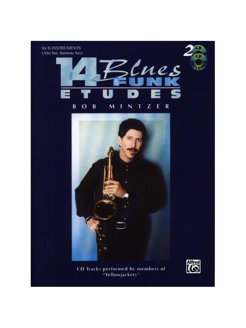 14 Blues & Funk Etudes - B-flat Instruments (book/2 CD play-along)