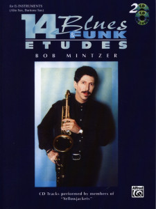 14 Blues & Funk Etudes - B flat Instruments (book /2 CD play-along)