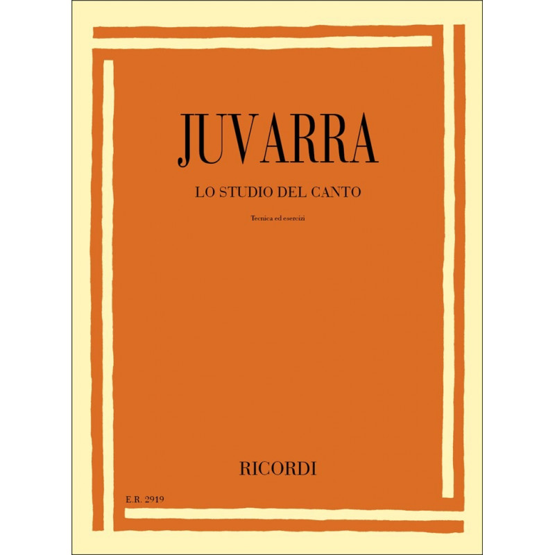 juvarra Lo Studio del canto