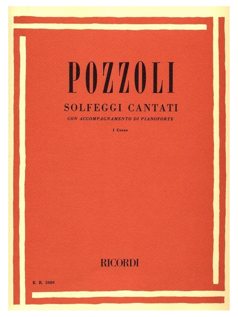 Solfeggi cantati con accompagnamento di pianoforte - 1° Corso