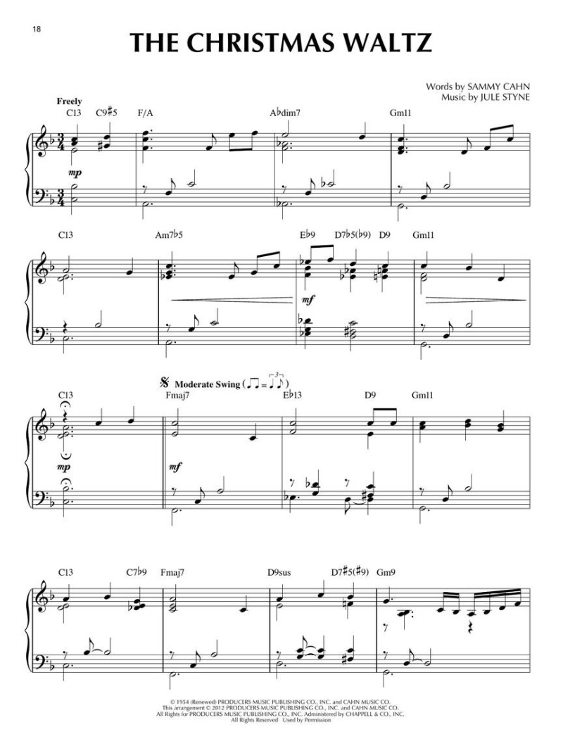Christmas Songs - Jazz Piano Solos