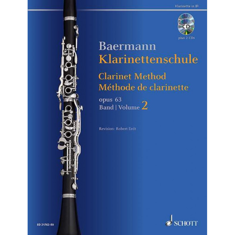 Clarinet Method, op. 63 Volume 2 (book/2 CD)
