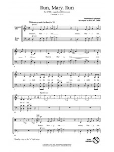 Run, Mary, Run (SATB a cappella)
