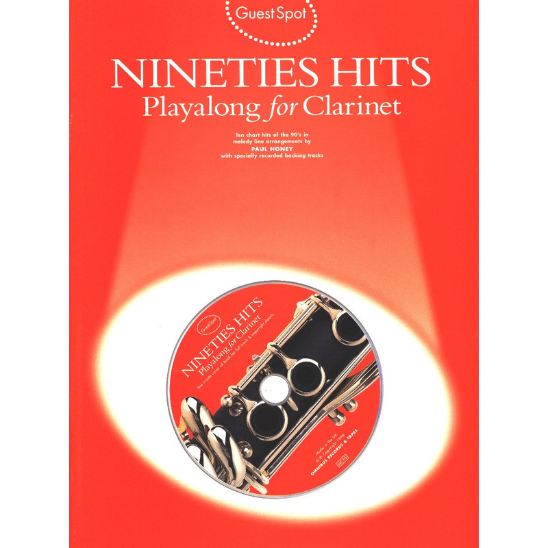 Guest Spot: Nineties Hits for Clarinet (book/CD Play-Along)