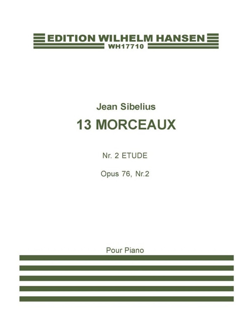 Jean Sibelius - Nr. 2 Etude, Op. 76 no. 2
