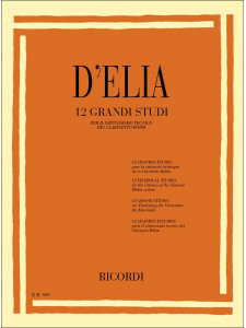D'Elia - 12 grandi studi (clarinetto)
