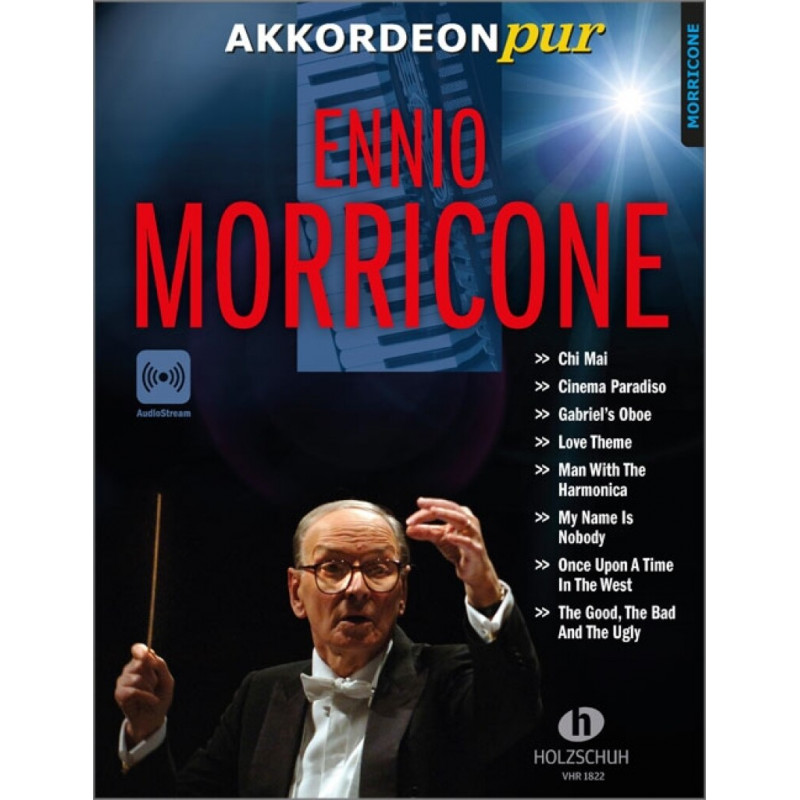 Akkordeon Pur Ennio Morricone (libro/Audio Stream)