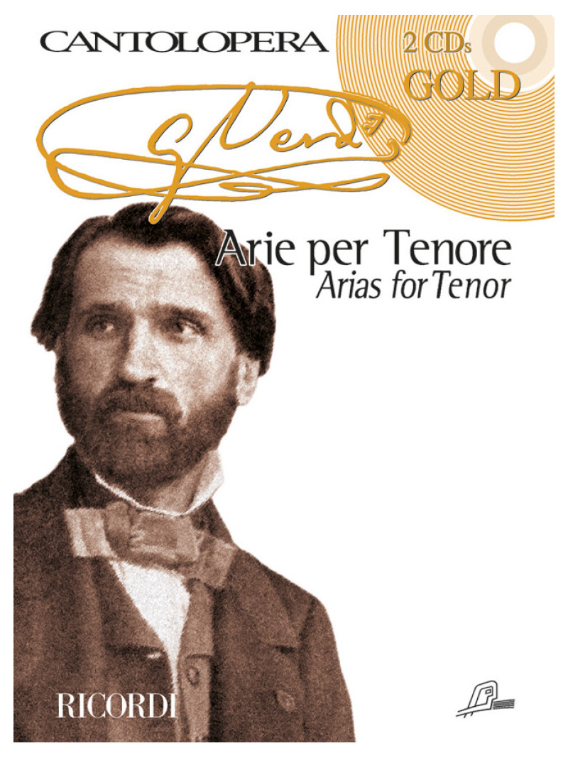 Cantolopera: Arie Per Tenore - Gold (libro/ 2 CD)