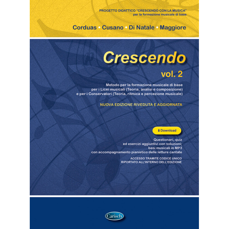 Crescendo. Volume 2 - Nuovo metodo di lettura ritmica