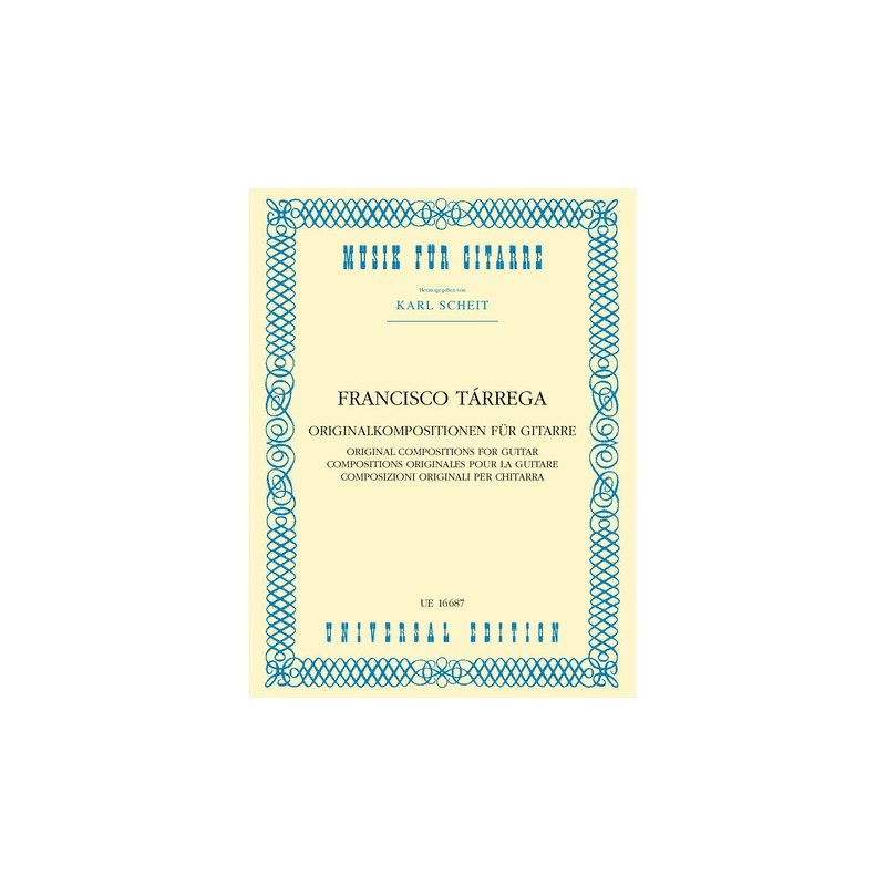 Francisco Tarrega: Original Compositions for guitar
