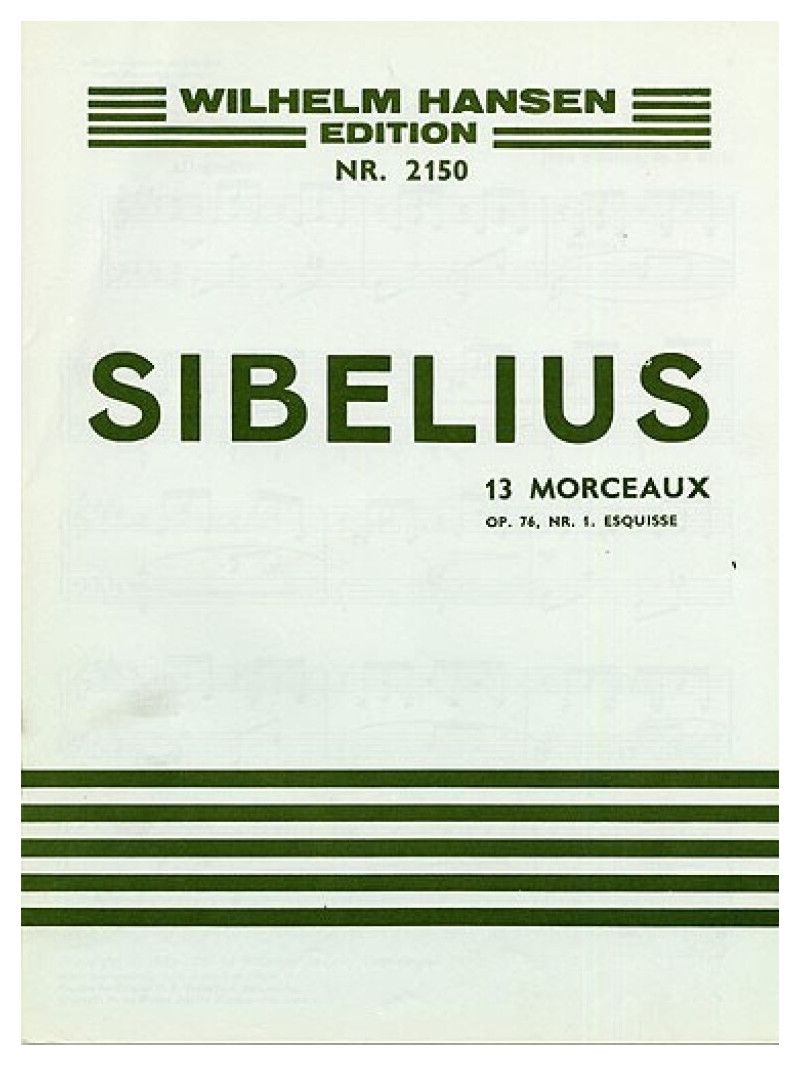 Jean Sibelius - Esquisse, Op. 76 no. 1