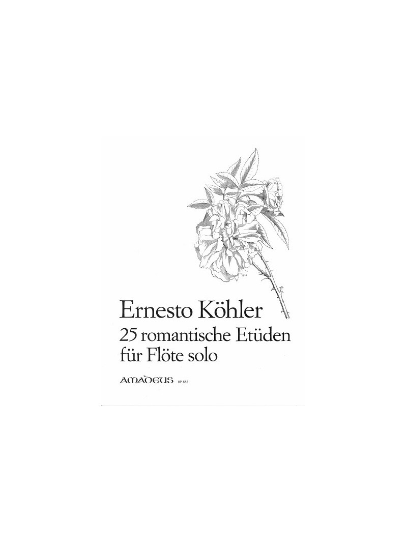 25 Romantic studies in modern style op. 66 fur flute solo