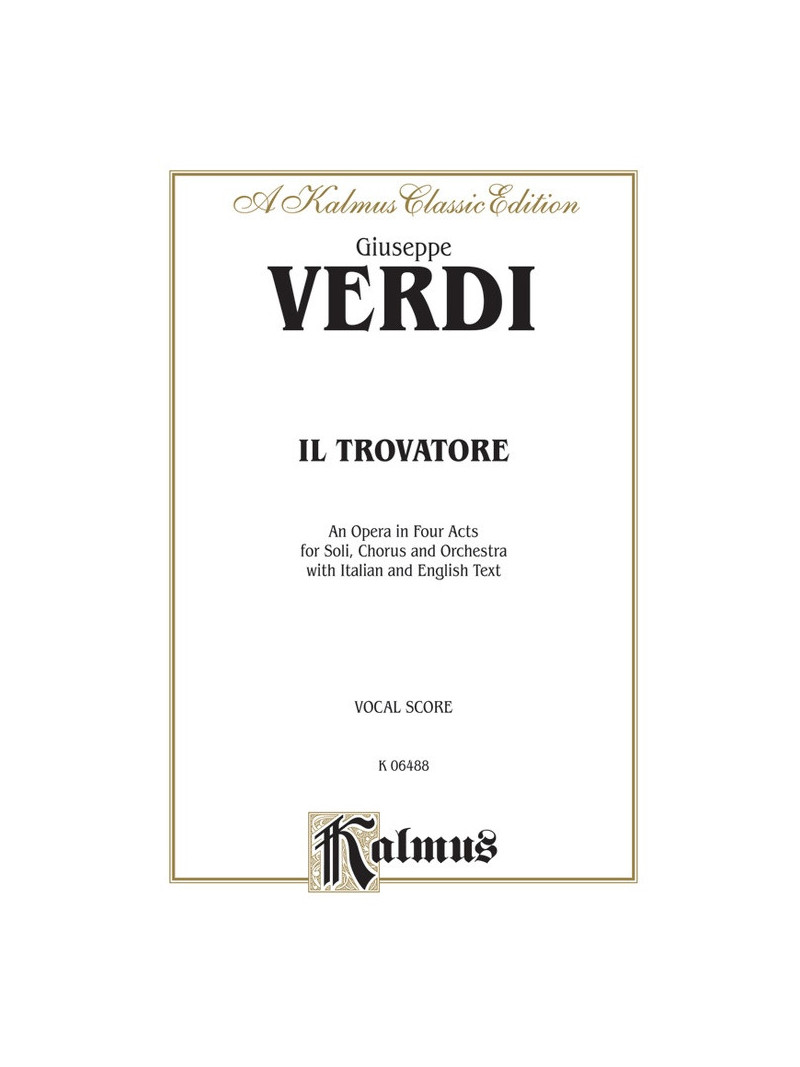 Giuseppe Verdi - Il trovatore (Vocal Score)