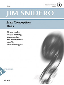 Jazz Conception Bass - 21 Solo Etudes  (book/Audio Online)