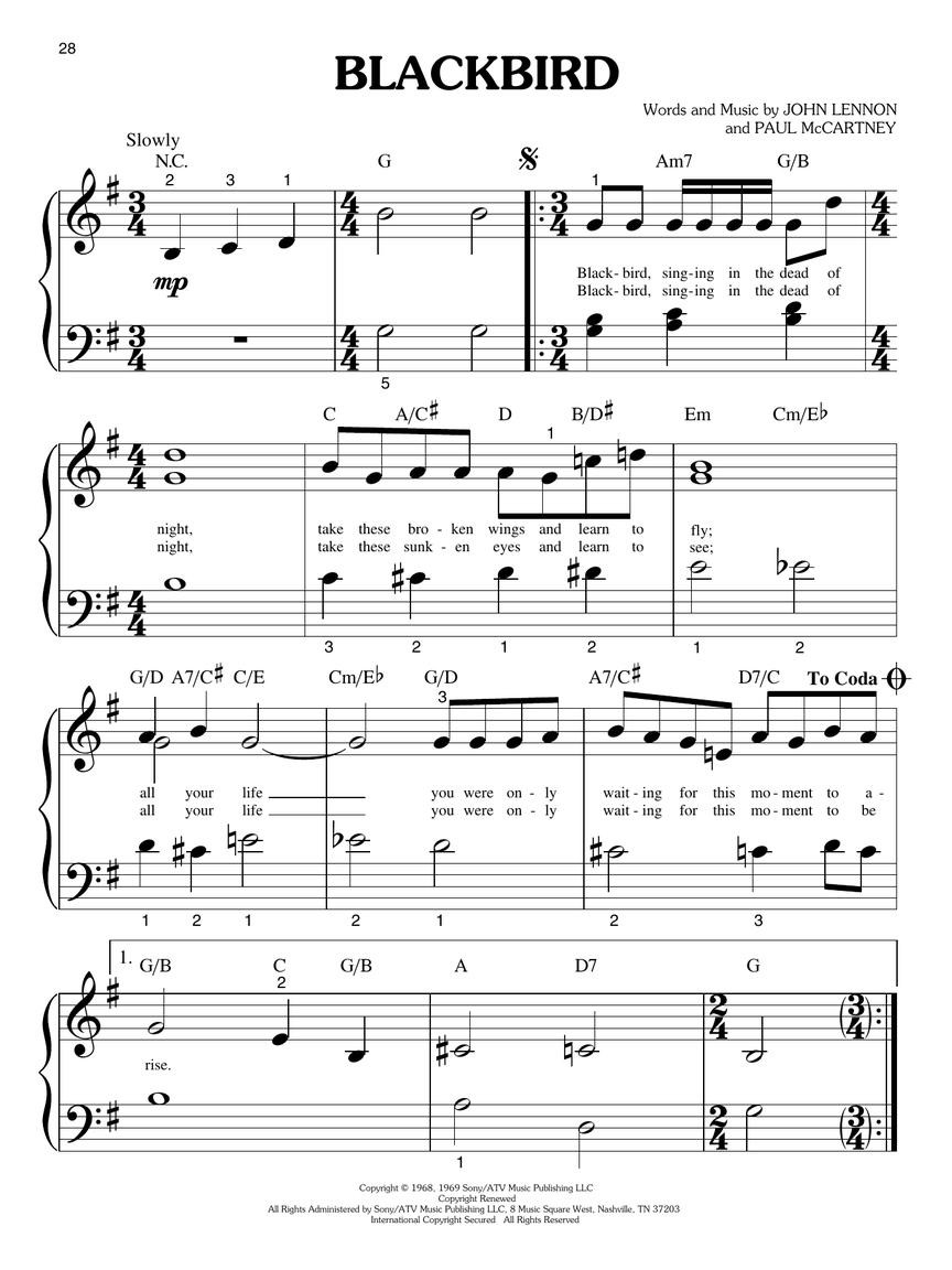 The Beatles Collection (Easy Piano)