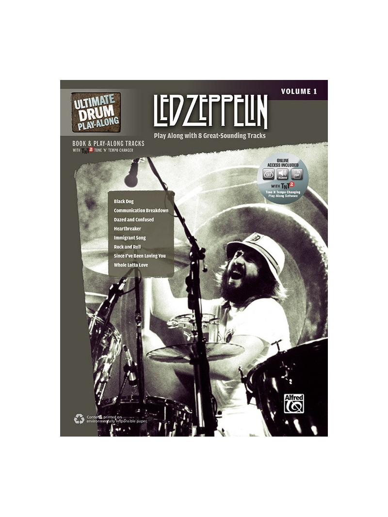 Ultimate Drum Play-Along: Led Zeppelin, Volume 1 (libro/Online Audio)