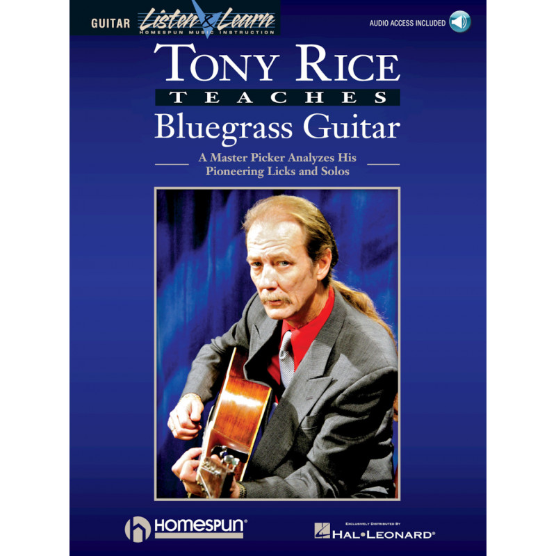 tony rice bluegrass guitar book cd