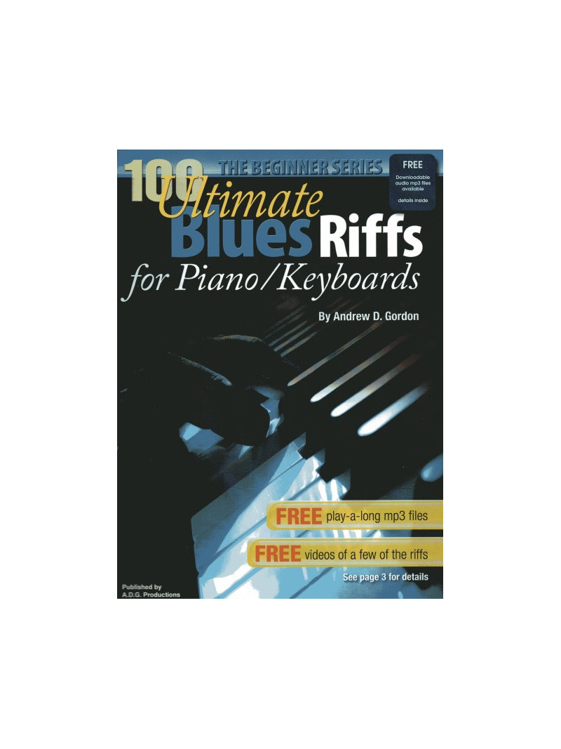 100 Ultimate Blues Riffs for Piano/Keyboard - Beginner Series (book/CD