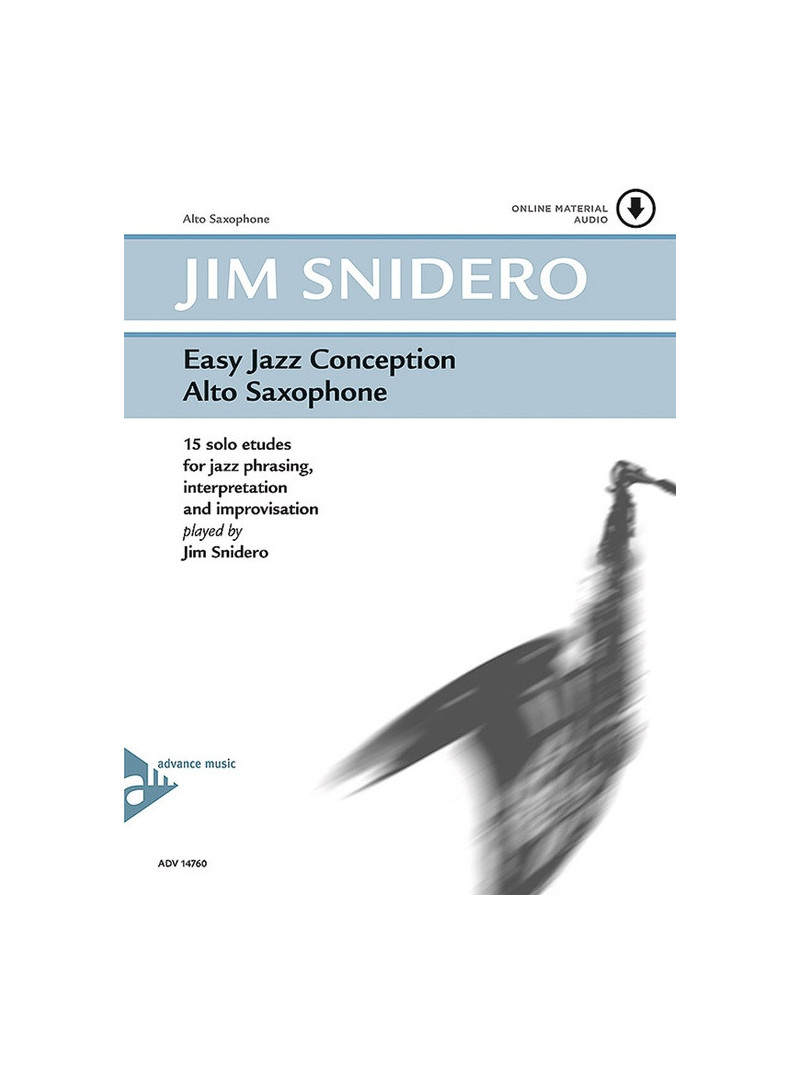 Easy Jazz Conception for Alto Saxophone (book/CD play-along)
