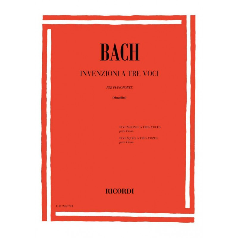J.S. Bach - Sinfonie (Invenzioni a tre voci)