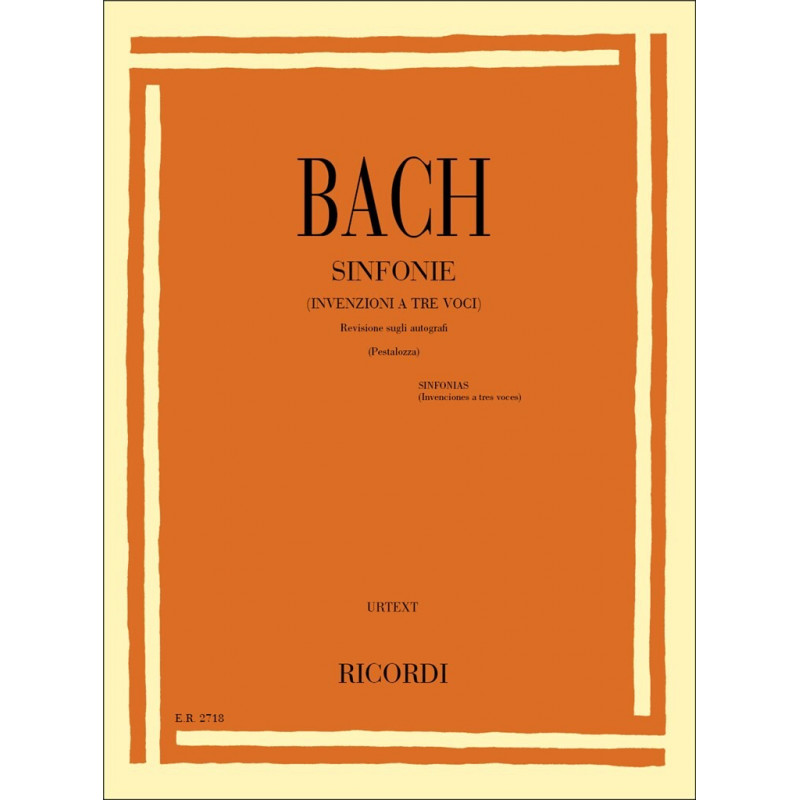 J.S. Bach - Sinfonie (Invenzioni a tre voci)