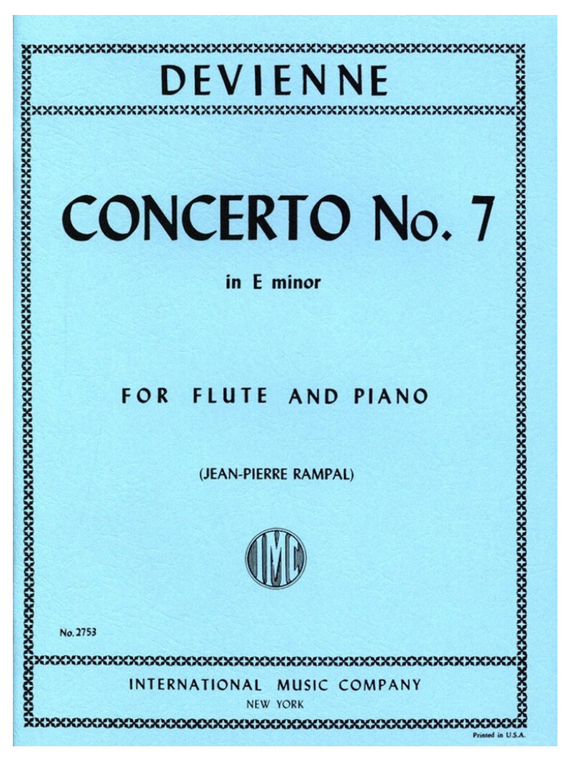 Concerto No 7 in E minor for Flute and Piano