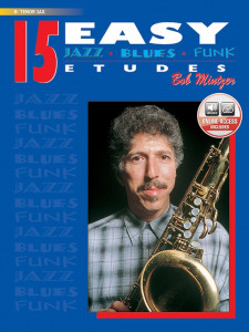 15 Easy Jazz, Blues & Funk Studies (book/CD play-along) 