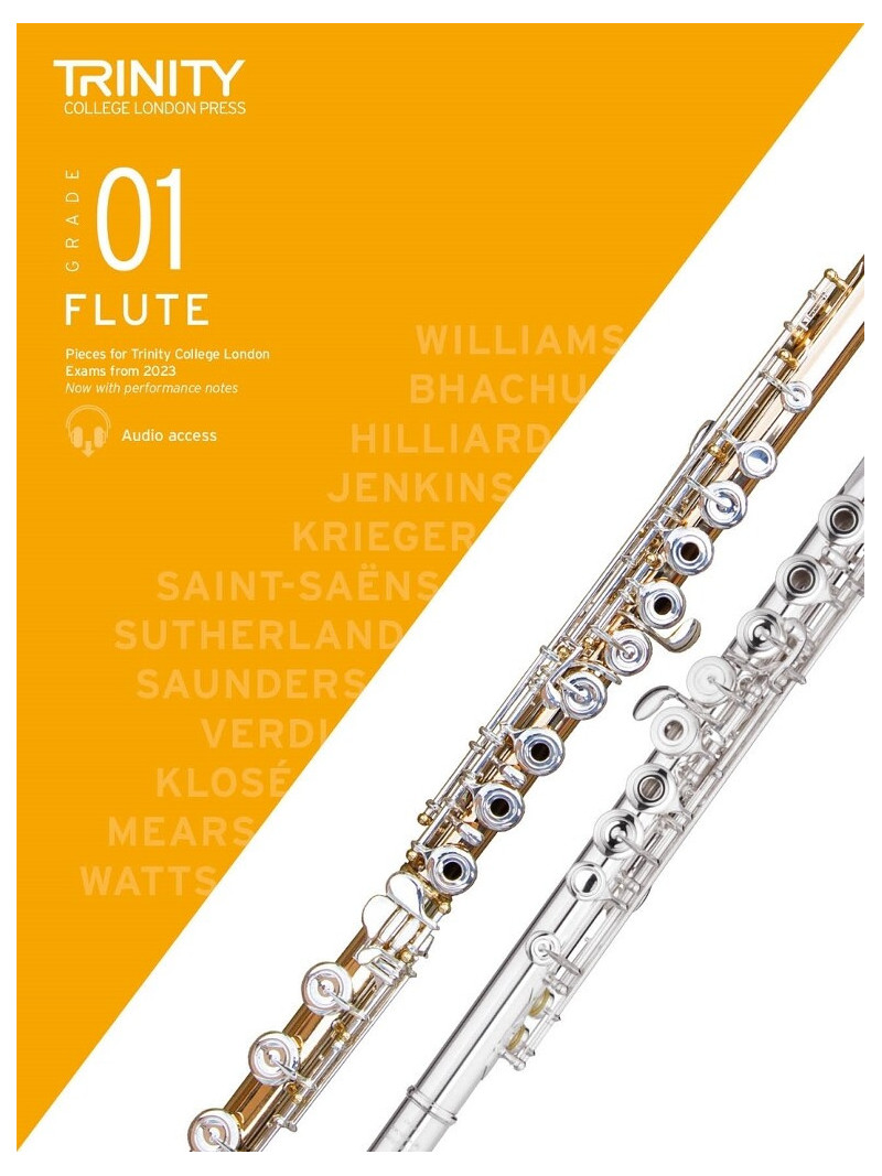 Flute Exam Pieces Initial, from 2023 (book/download)