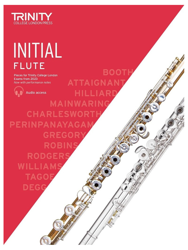 Flute Exam Pieces Initial, from 2023 (book/download)