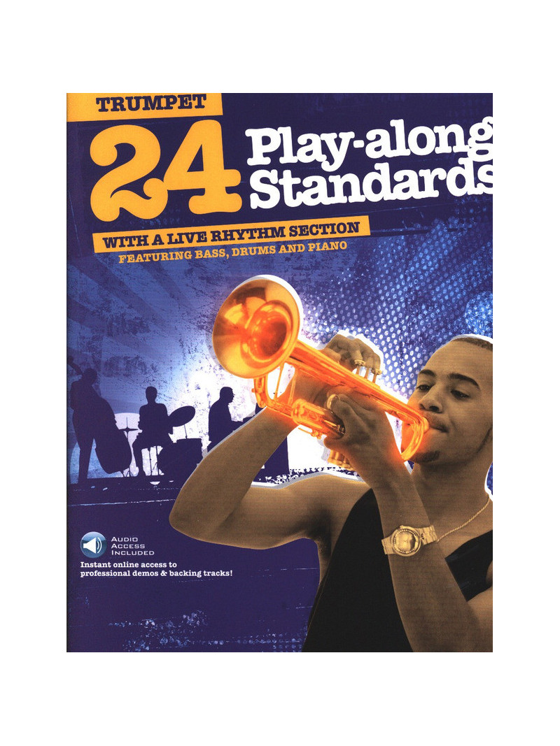 24 Play-Along Standards Trumpet (book/2 CD)