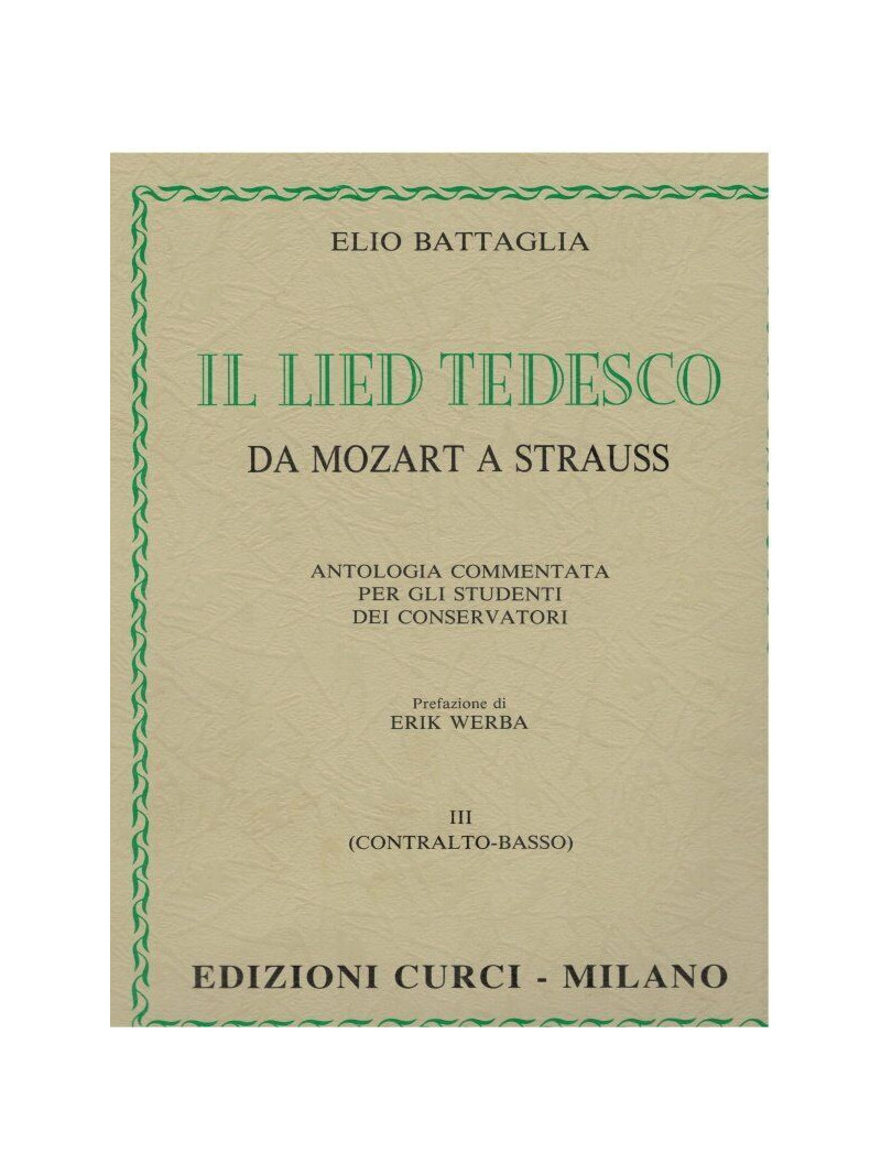 Il Lied Tedesco da Mozart a Strauss
