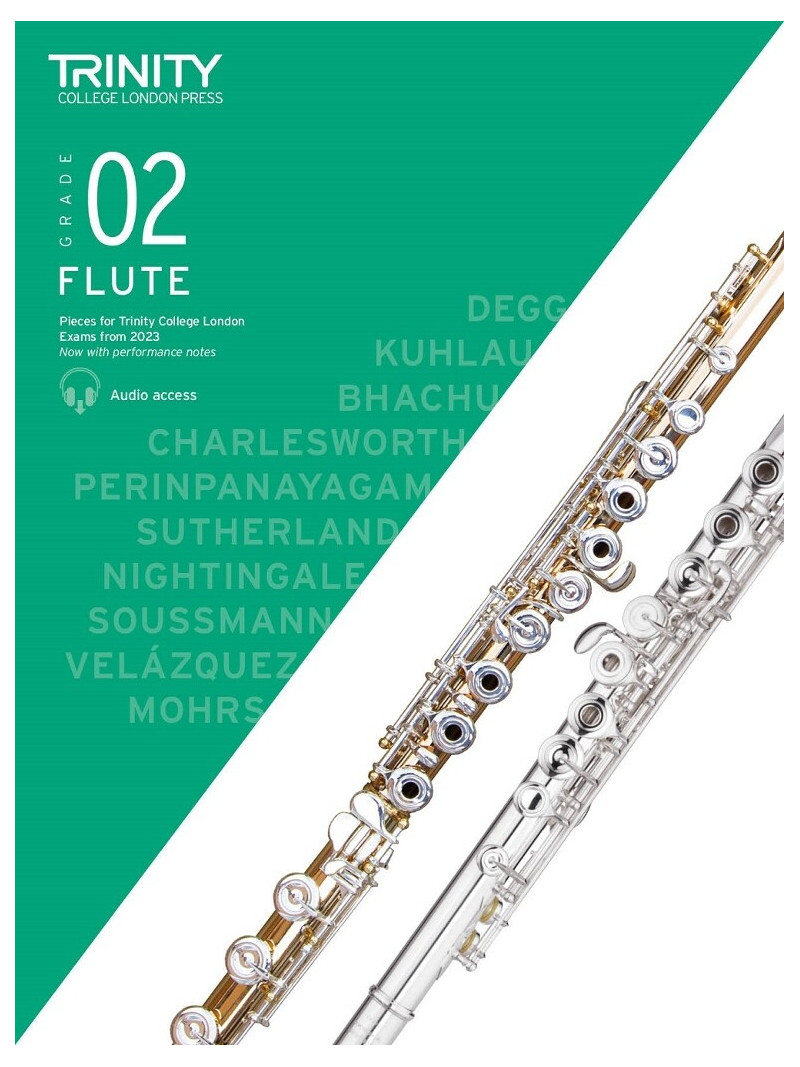 Flute Exam Pieces Grade 2, from 2023 (book/download)