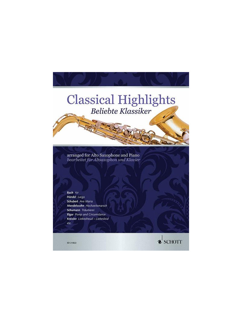 Classical Highlights for Saxophone (book/Audio Online)