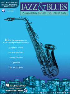 Jazz & Blues Play-Along Solos for Alto Sax (libro/ Audio Online)