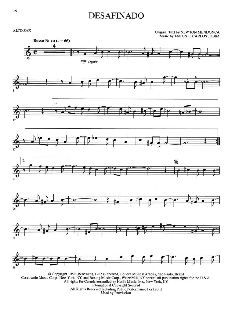 Jazz & Blues Play-Along Solos for Alto Sax (libro/ Audio Online)