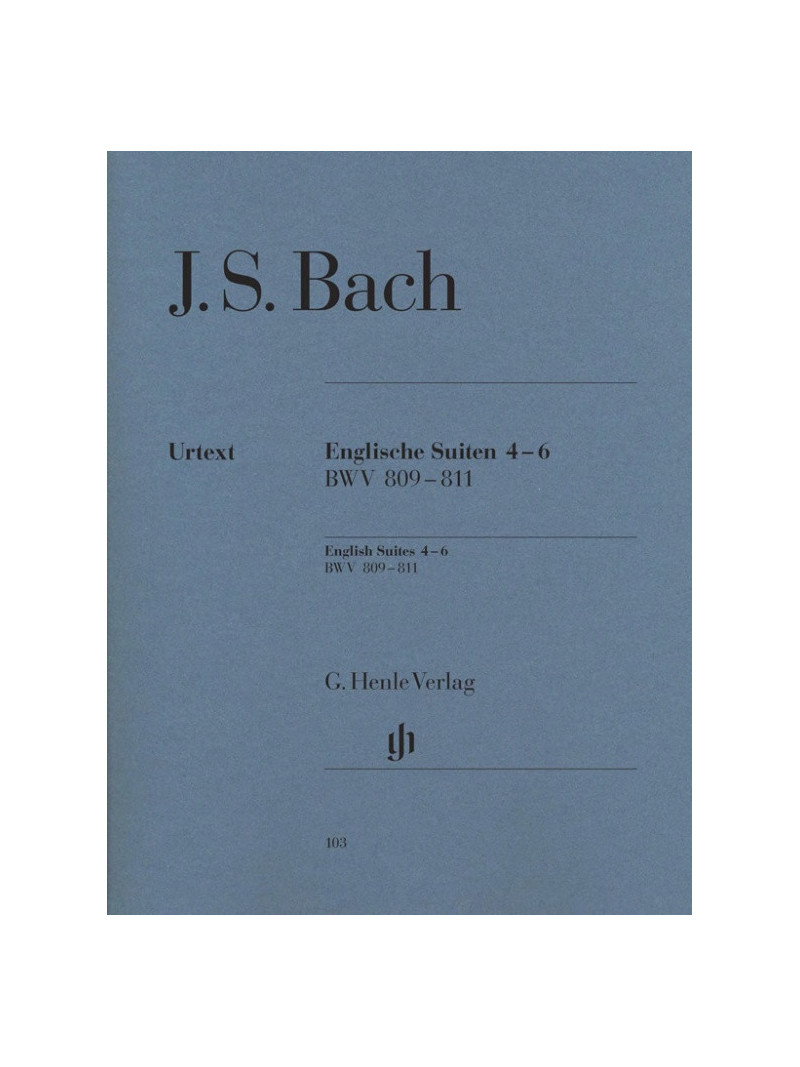 J.S. Bach - English Suites 4-6 BWV 809-811