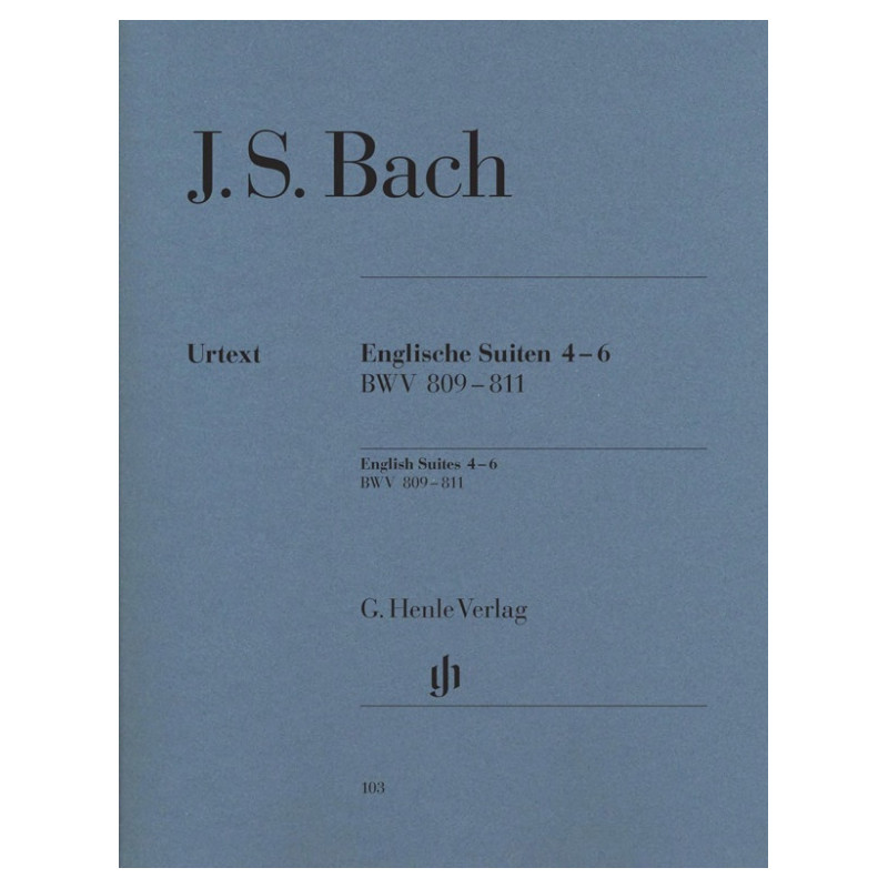 J.S. Bach - English Suites 4-6 BWV 809-811