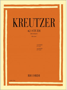 Kreutzer - 42 studi per violino (Borciani)