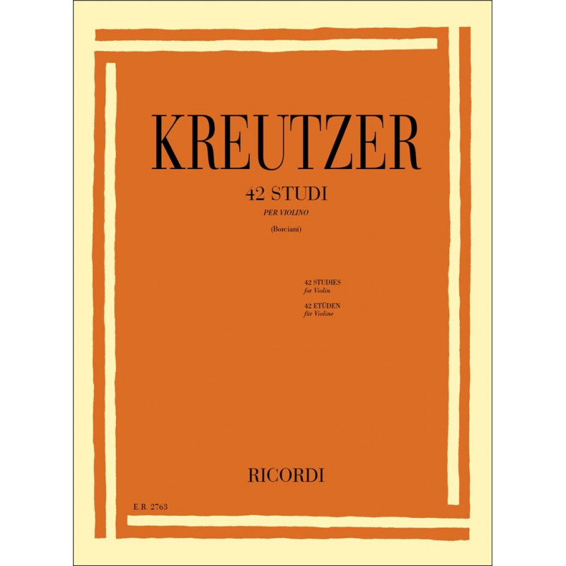 Kreutzer 42 studi per violino
