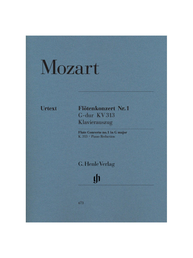 Concerto no, 1 for Flute G major KV.313 (Piano reduction)