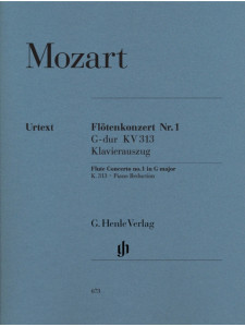 Concerto no, 1 for Flute G major KV.313 (Piano reduction)