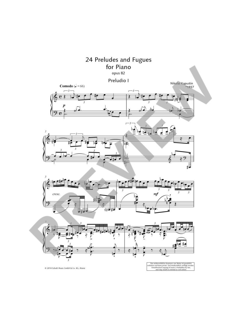 Kapustin - 24 Preludes and Fugues