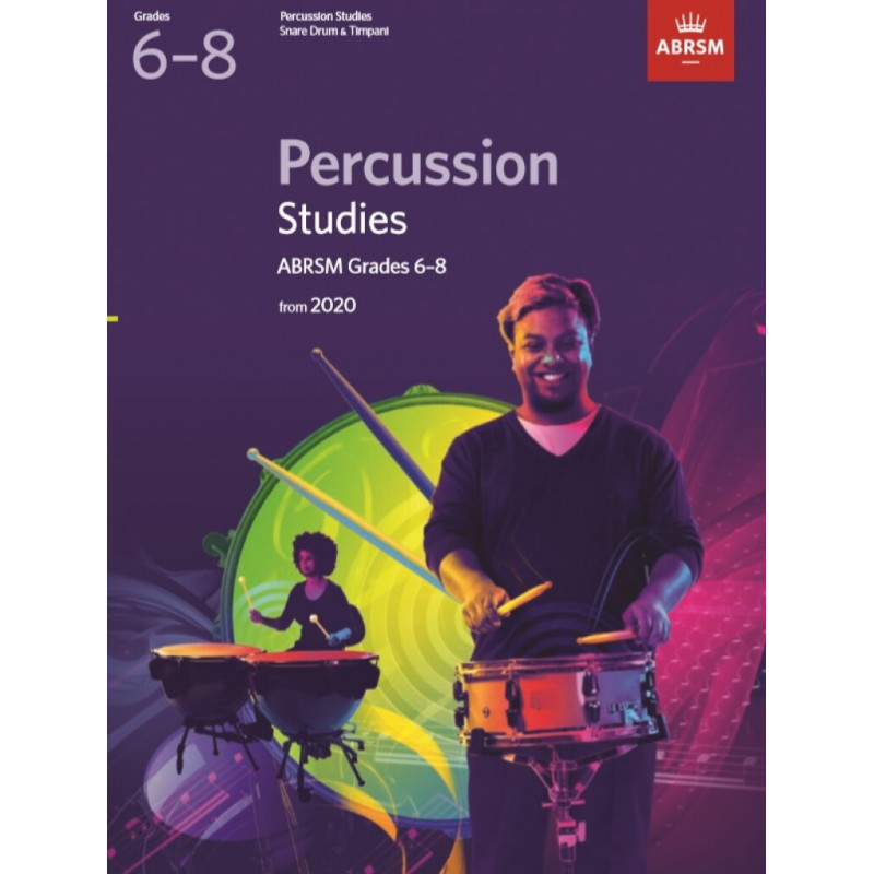 ABRSM Percussion Studies, Grades 6-8: from 2020