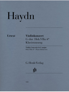 Violin Concerto G major Hob. VIIa: 4* (Piano Reduction)