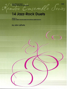 14 Jazz-Rock Duets or Eb Alto & Bb Tenor Saxophone