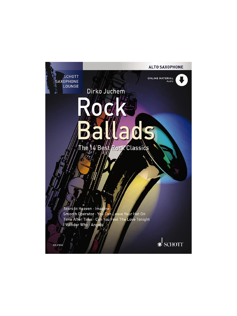 Rock Ballads For Saxophone (book/CD Play-Along)