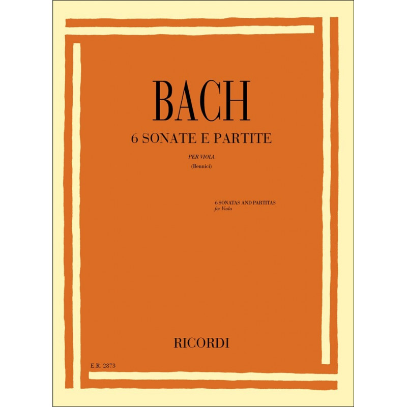 Bach - 6 Sonate e Partite - Per Viola