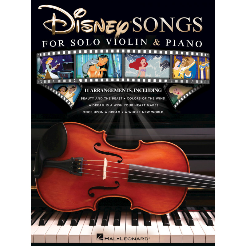 Disney Songs For Solo Violin & Piano